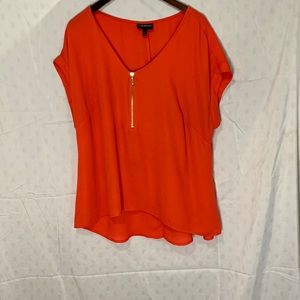 Lane Bryant orange blouse